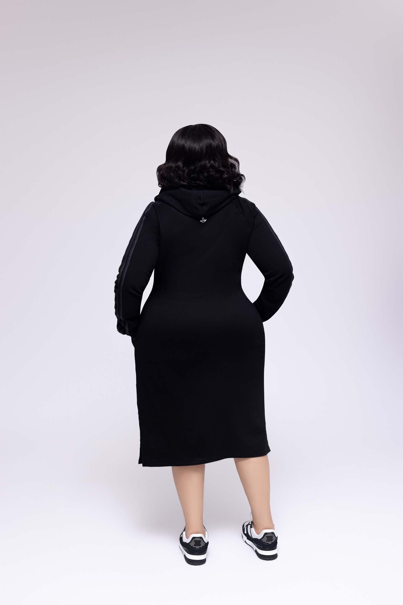 Black Out Hoodie Dress