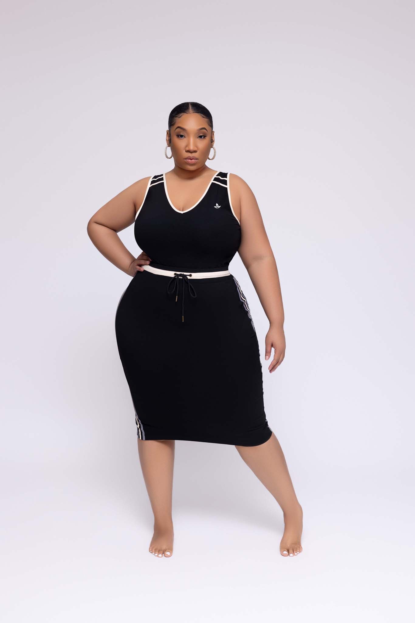 Active Skirt (Black/Cream)