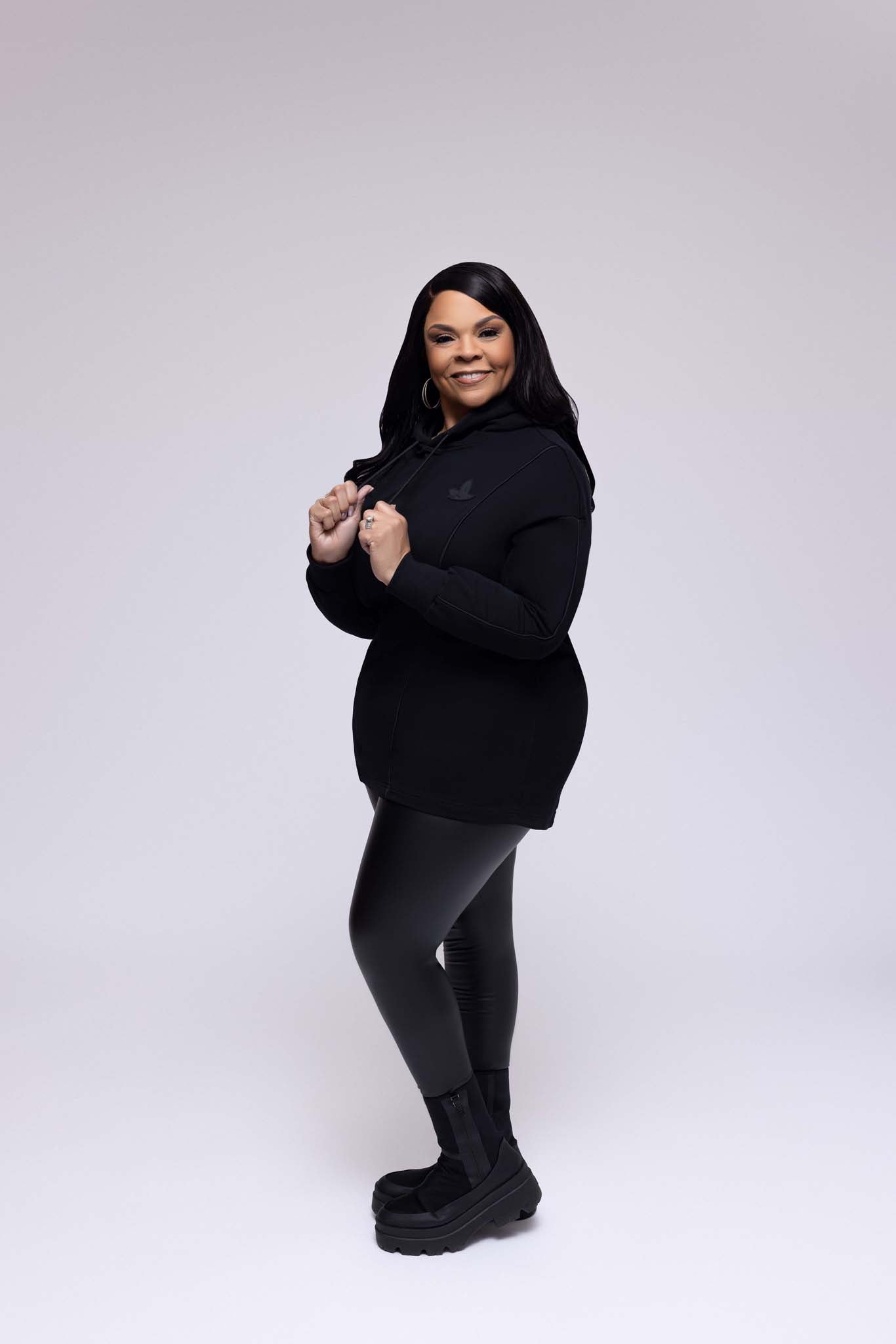 Black Out Faux Leather Leggings