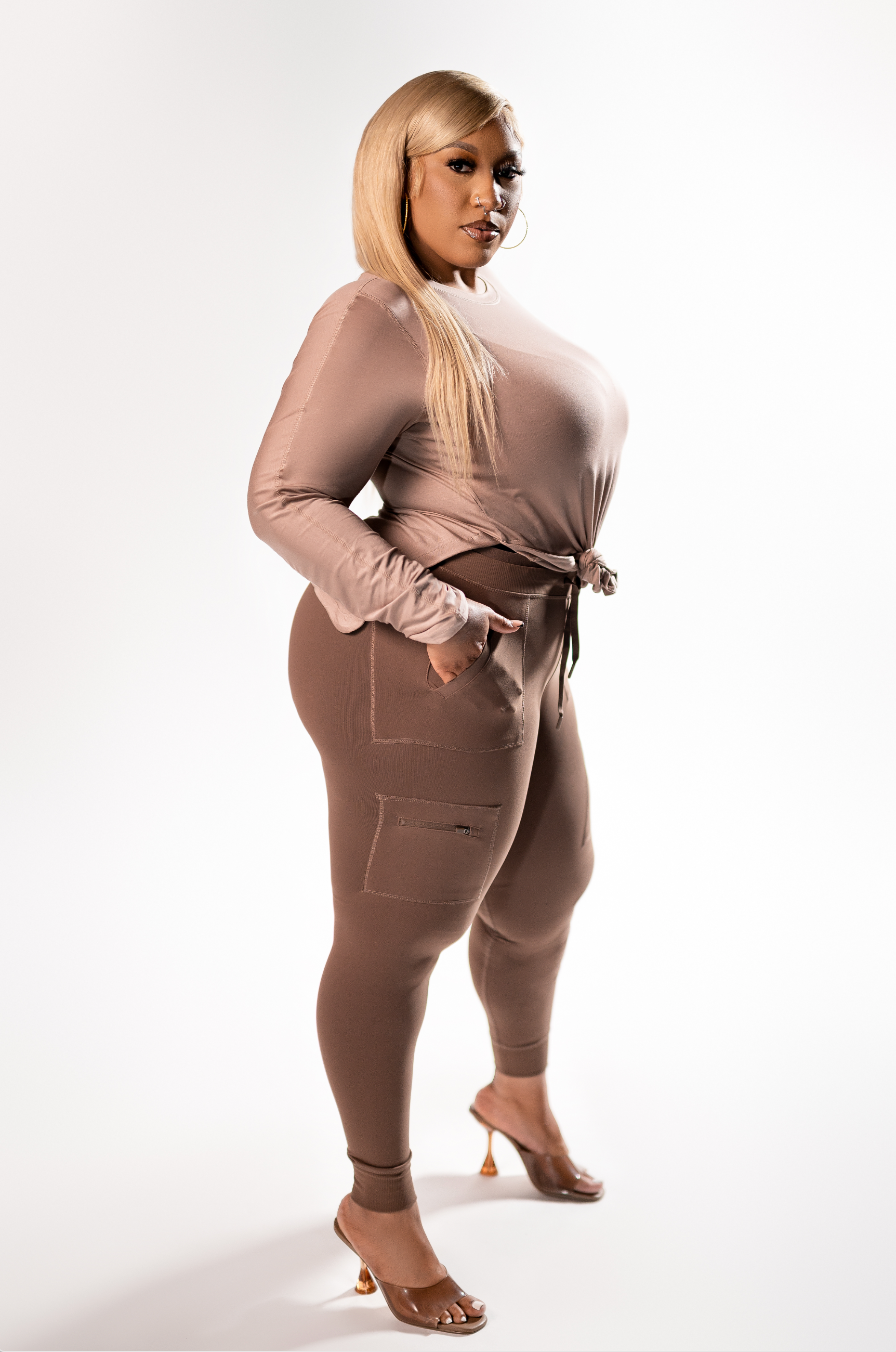 Mocha Long Sleeve Tee