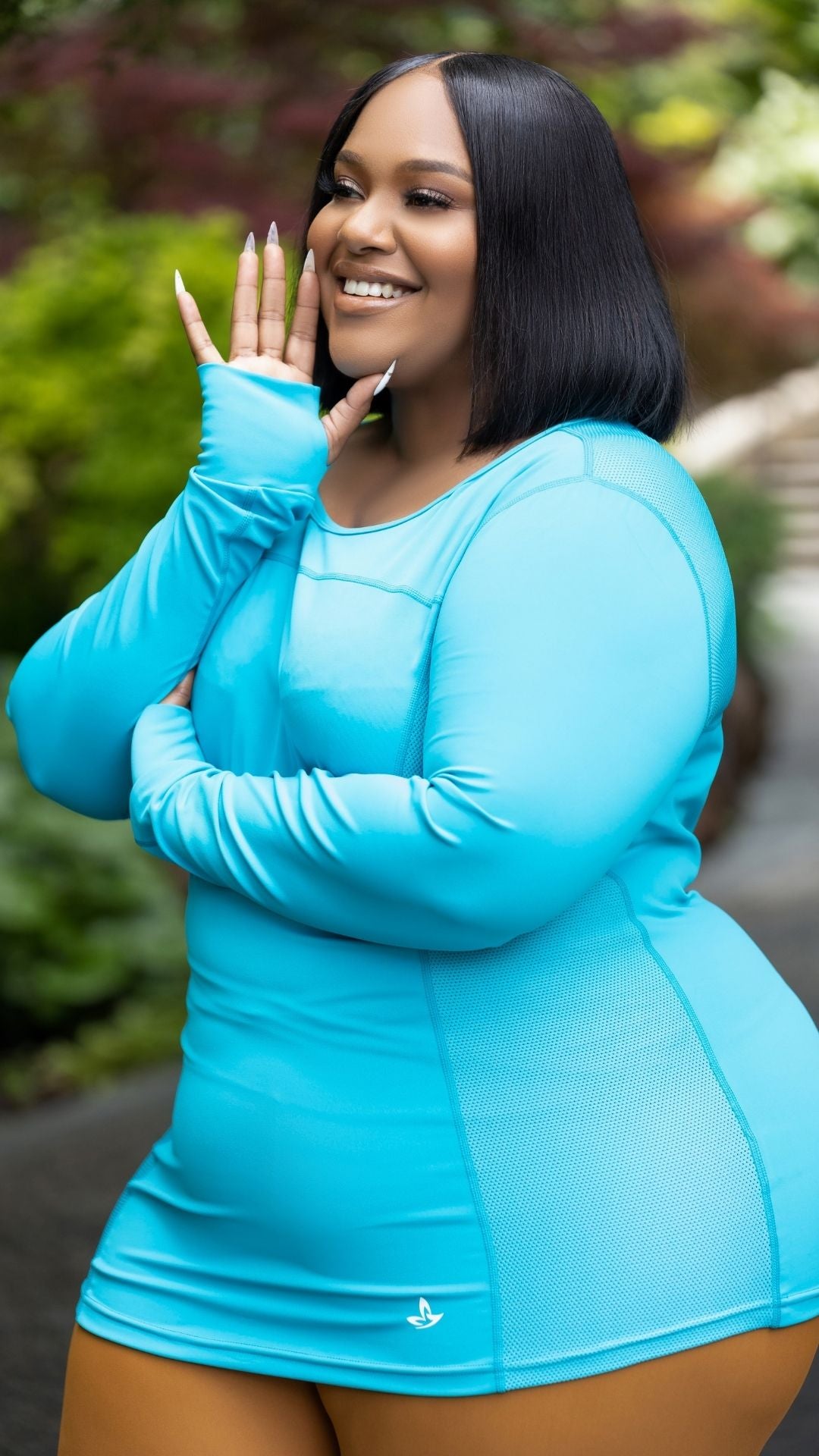Long Sleeve Active Shirt (Turquoise)